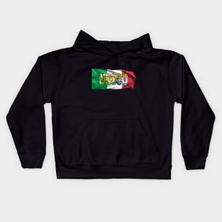 NESSO - Lake Como - Italy with Flag Kids Hoodie